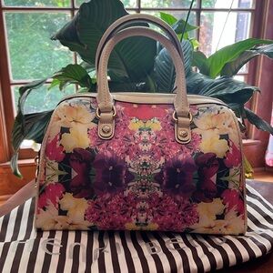 Henri Bendel Kaleidoscope floral satchel